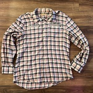 John Varvatos Vintage long sleeve plaid button shirt